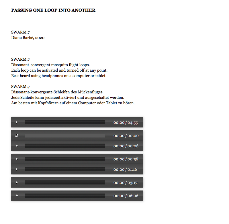 passing one loop into another 